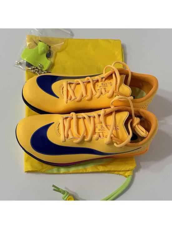Nike Triple Jump Elite 3 Spikes Citron Pulse Shoes HV6425-800 Men\'s Size 7.5 New main image 5